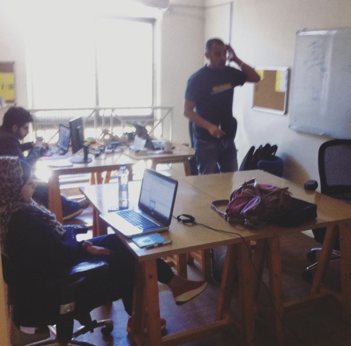 Spring studio – team at work