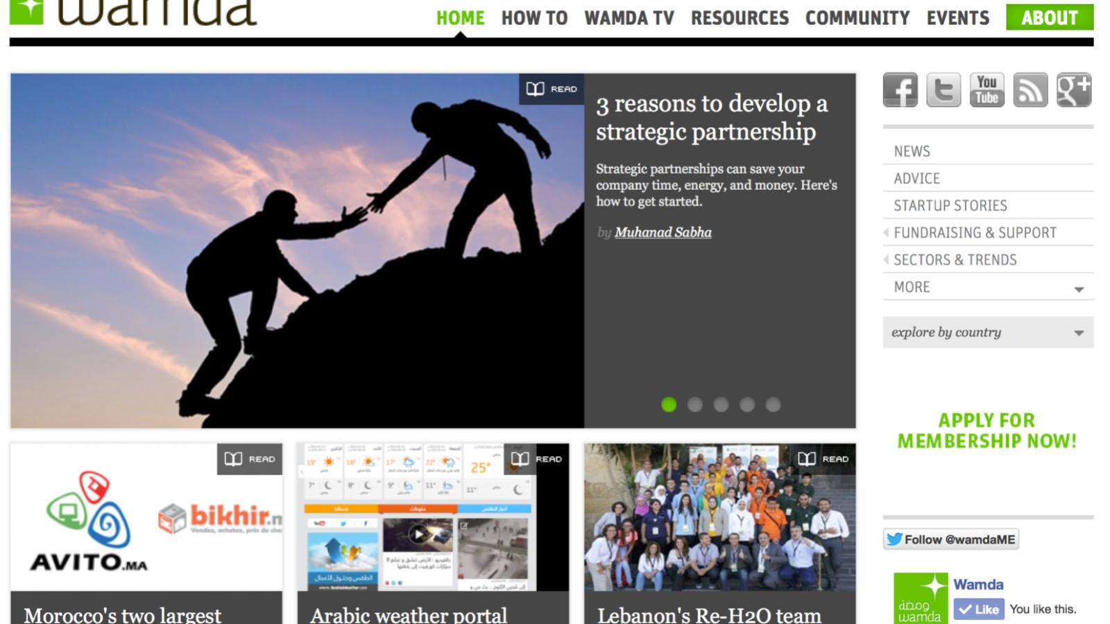 Wamda Entrepreneurial Platform