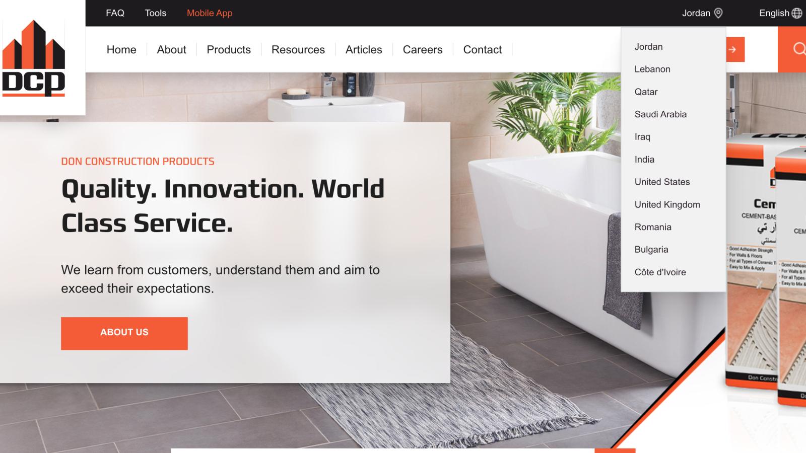 DCP New Global Website